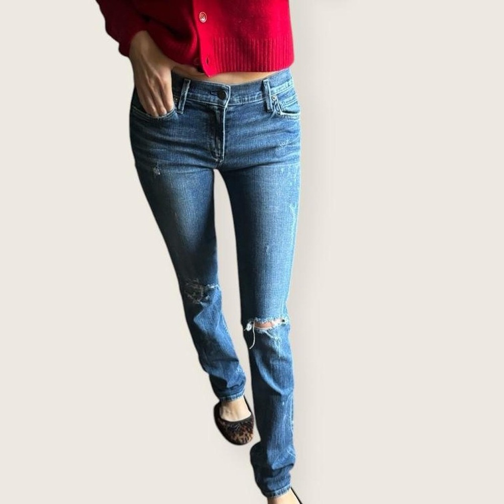 Citizens of Humanity low rise straight leg jeans